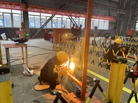 公司舉辦電焊工、電工技術(shù)比武