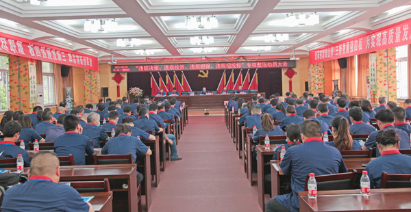 公司召開“違規(guī)決策、違規(guī)投資、違規(guī)擔(dān)保、違規(guī)招投標(biāo)”專項整治動員大會