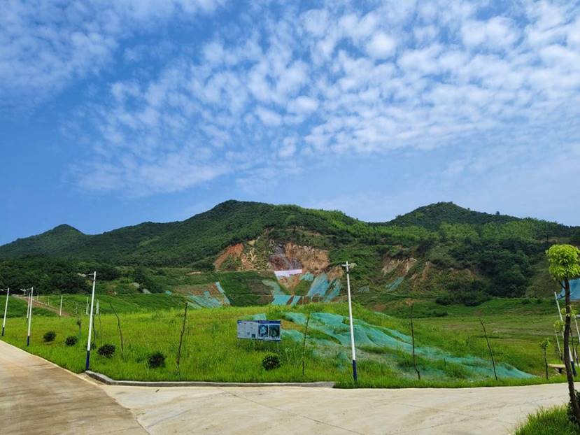 銅山、前山露天采坑復墾項目完成