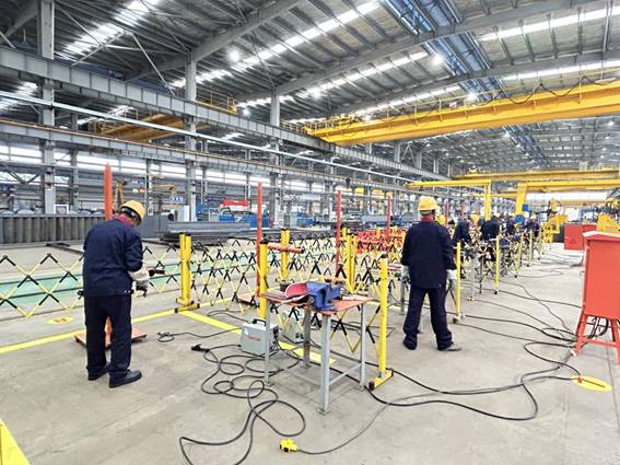公司舉辦電焊工、電工技術(shù)比武